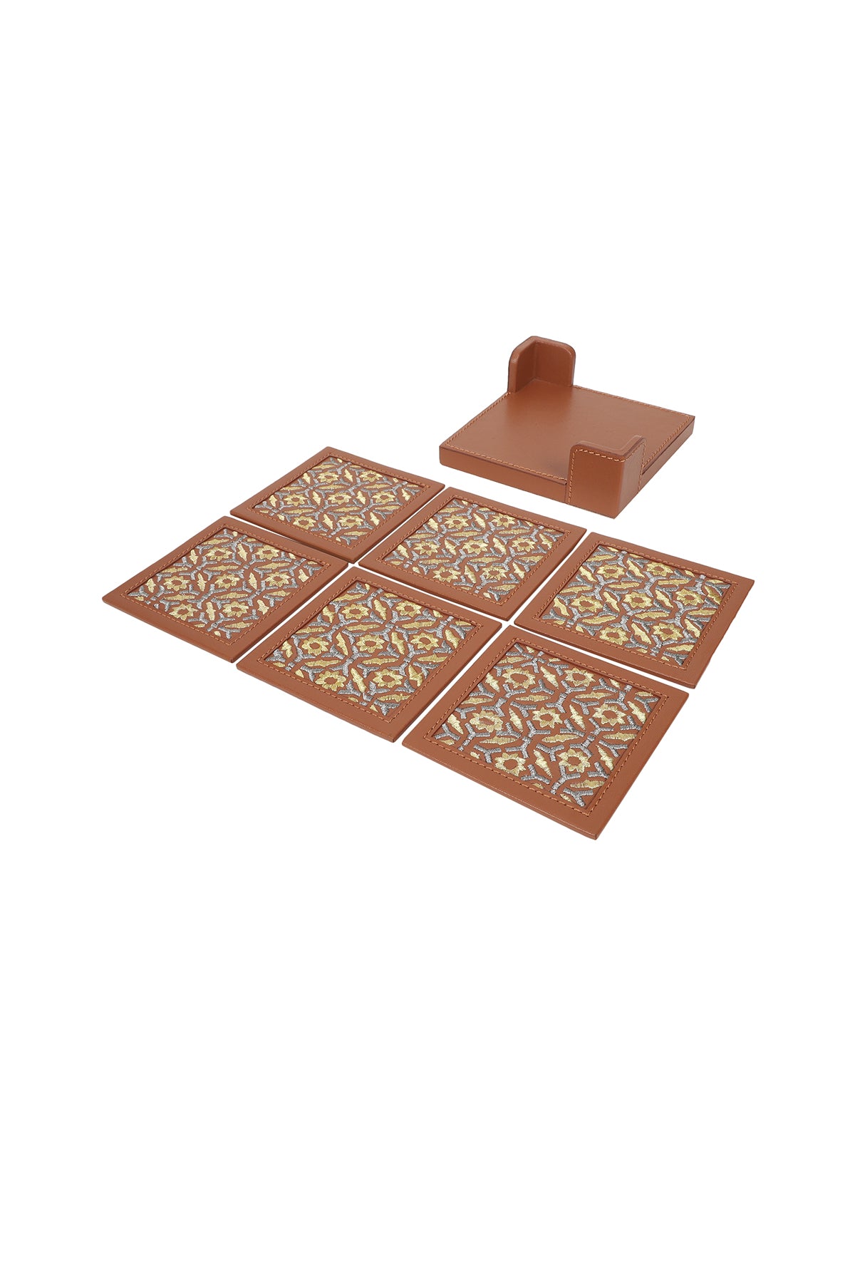 Maple Coaster Set (Set of 6)- Whiskey