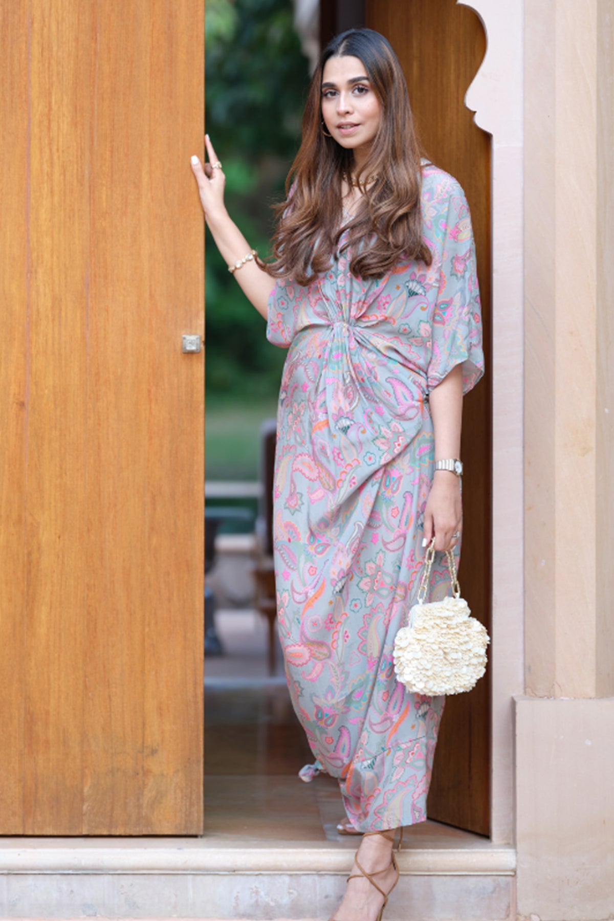 Mogra Embellished Potli Bag
