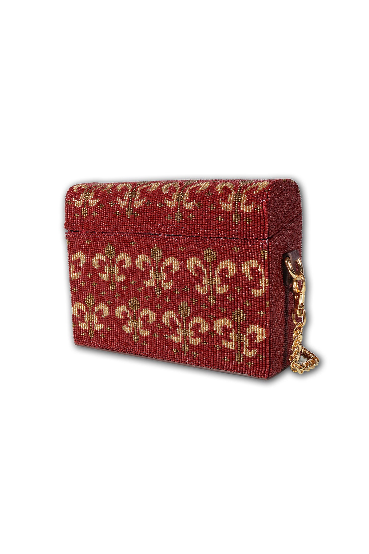 Gulbahar Beaded Box Bag