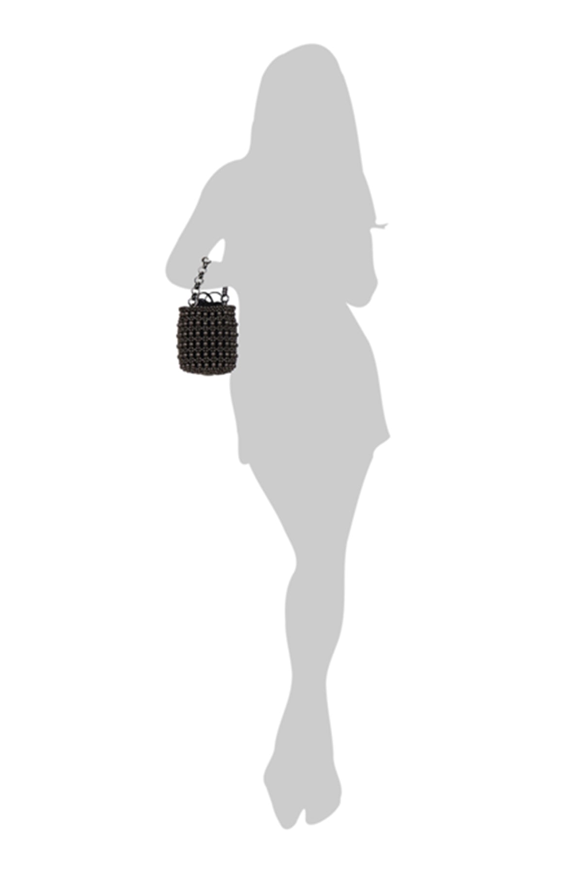 Mariam Beaded Bucket Bag