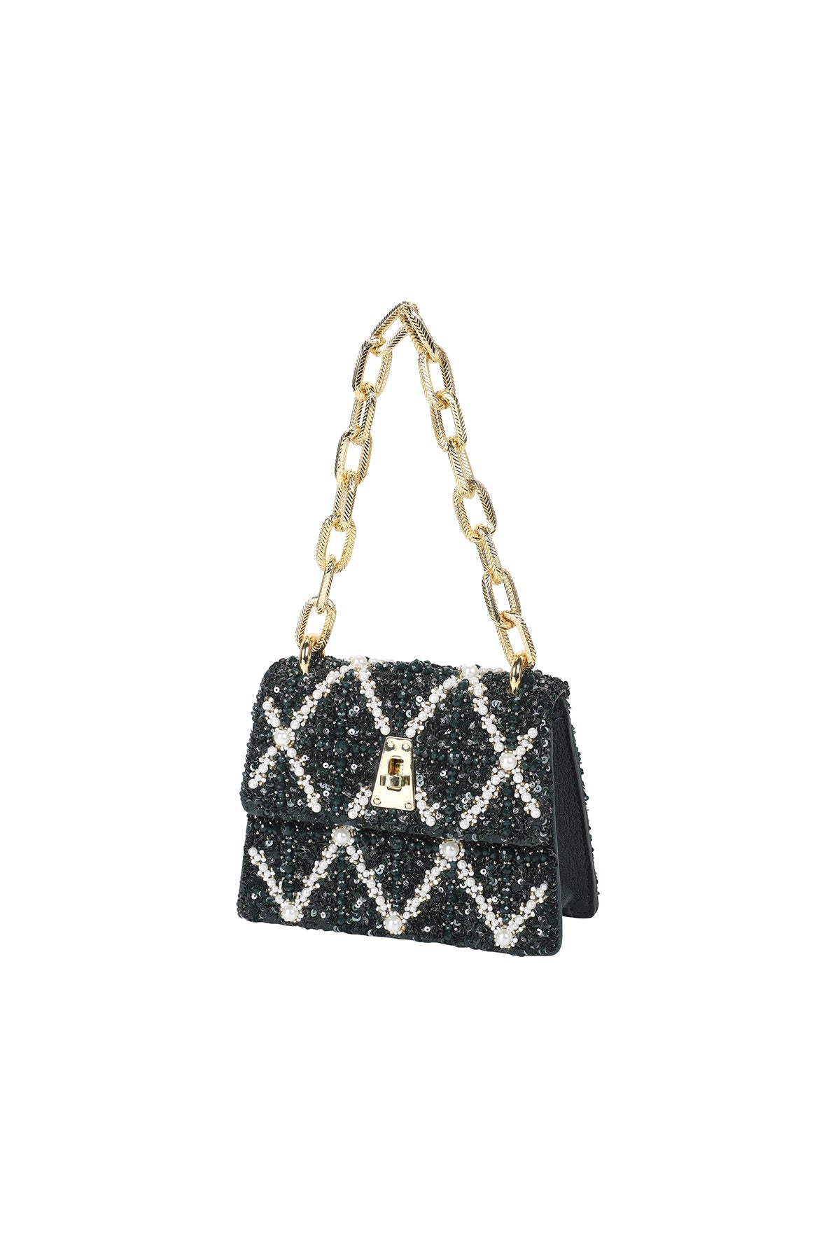 Sharnamli Erica Emerald Handheld Mini Bag