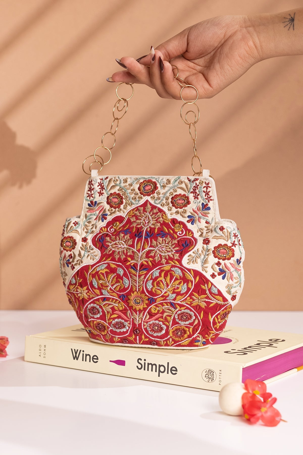 Priyanka Kanodia with the Sweet Pea Bag