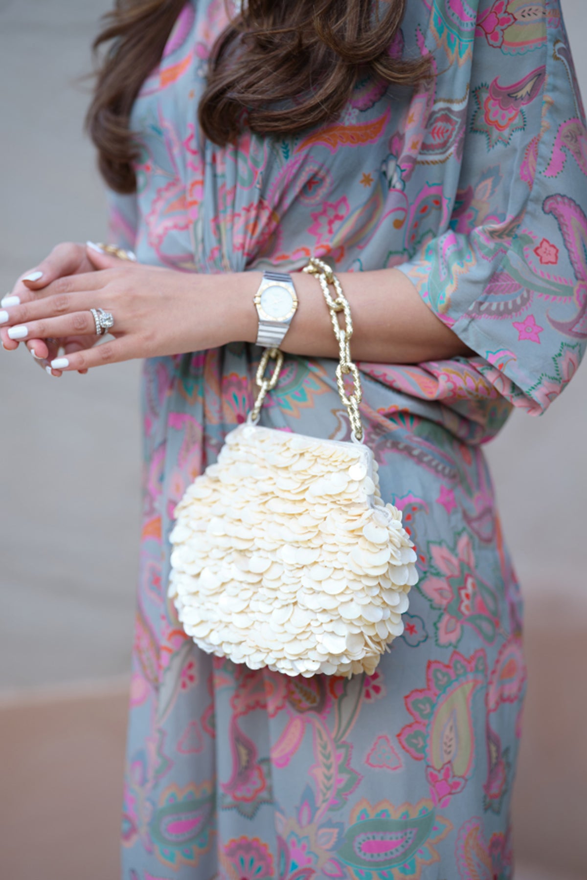Mogra Embellished Potli Bag