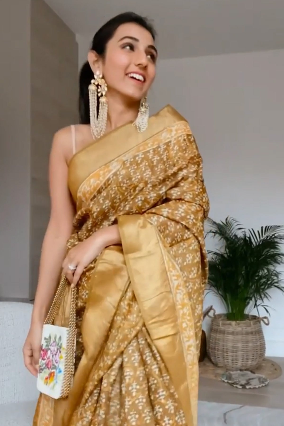 Masoom Minawala with the Gulab Bag