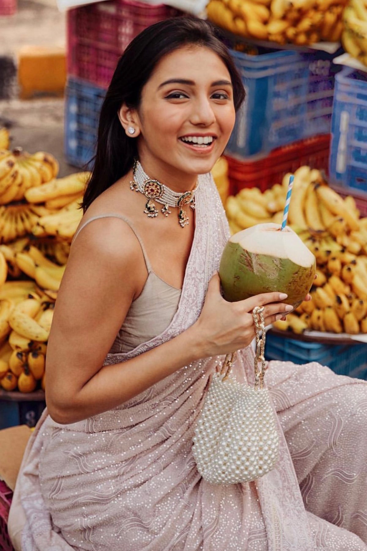 Masoom Minawala with the Guldavari Bag