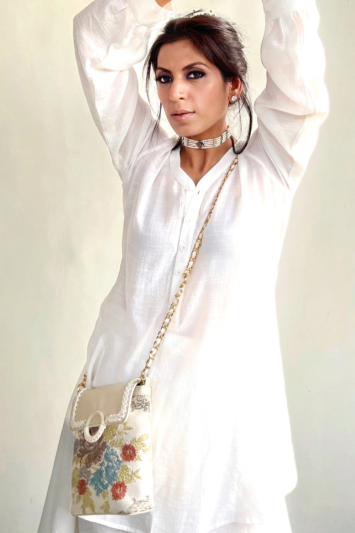 Priyanka Kanodia with the Catherine Bag