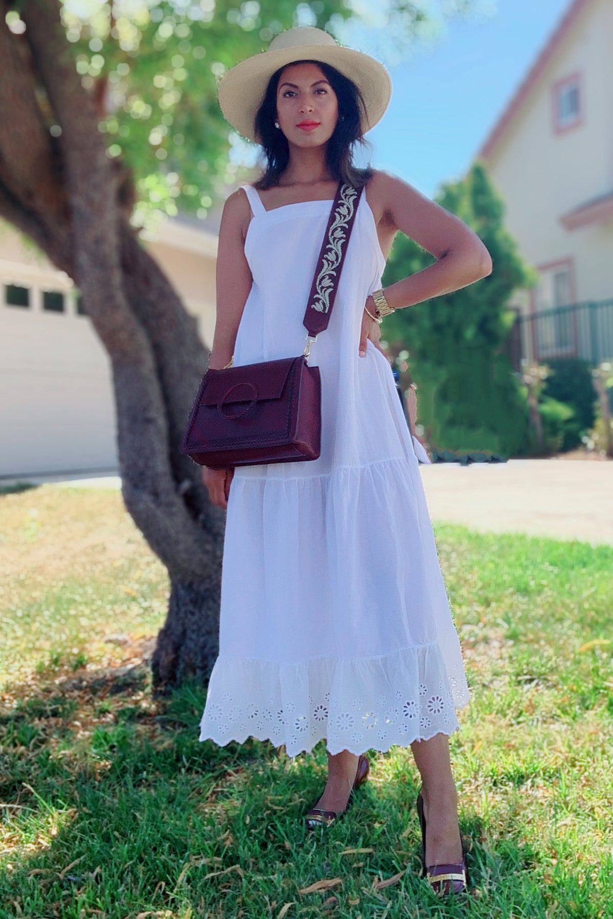 Priyanka Kanodia with the Geranium Bag