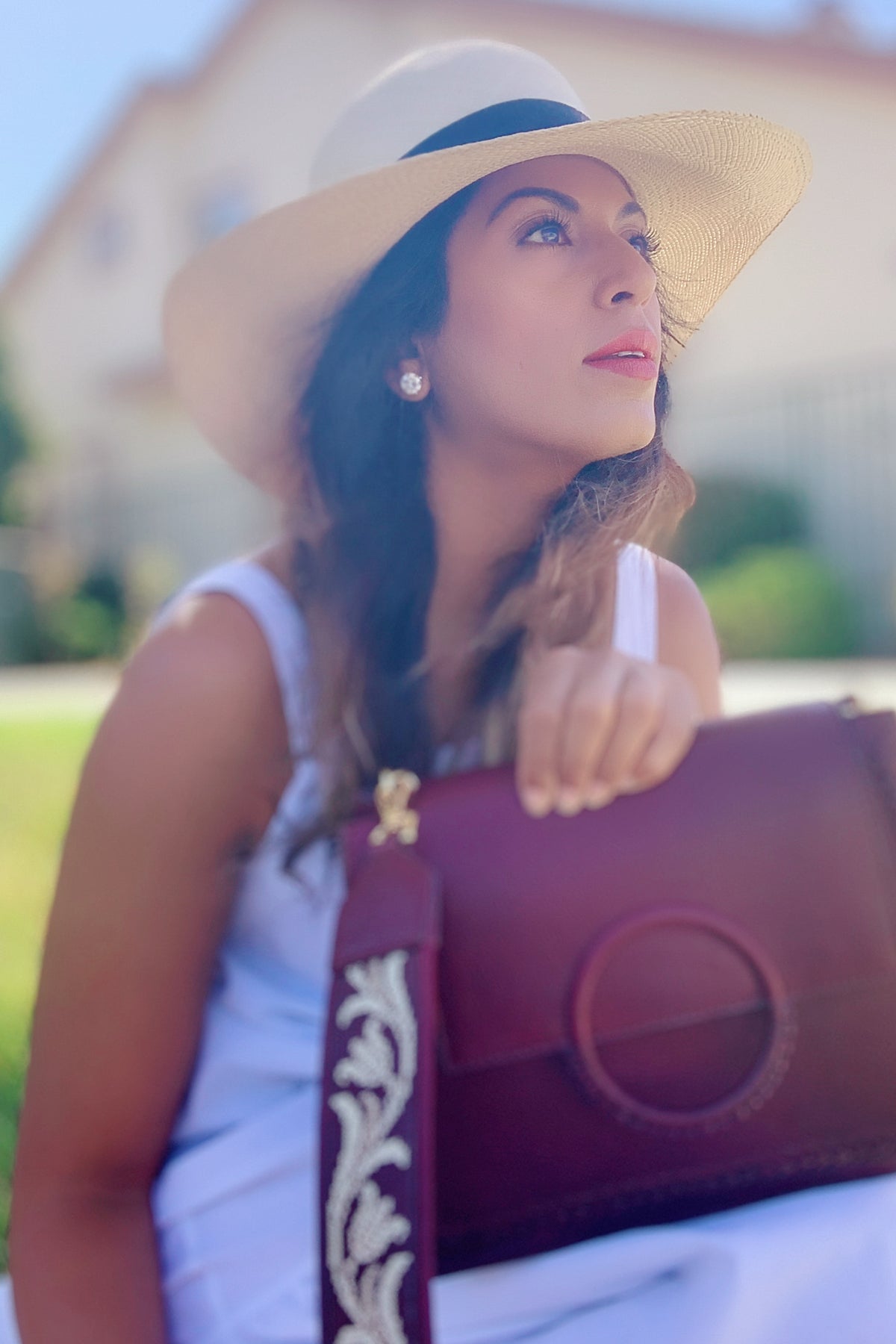 Priyanka Kanodia with the Geranium Bag