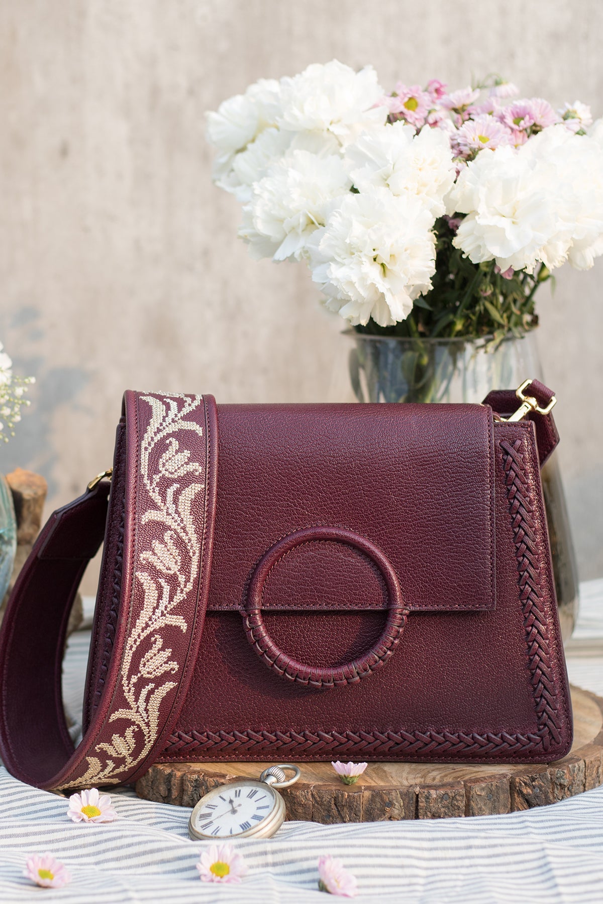Priyanka Kanodia with the Geranium Bag