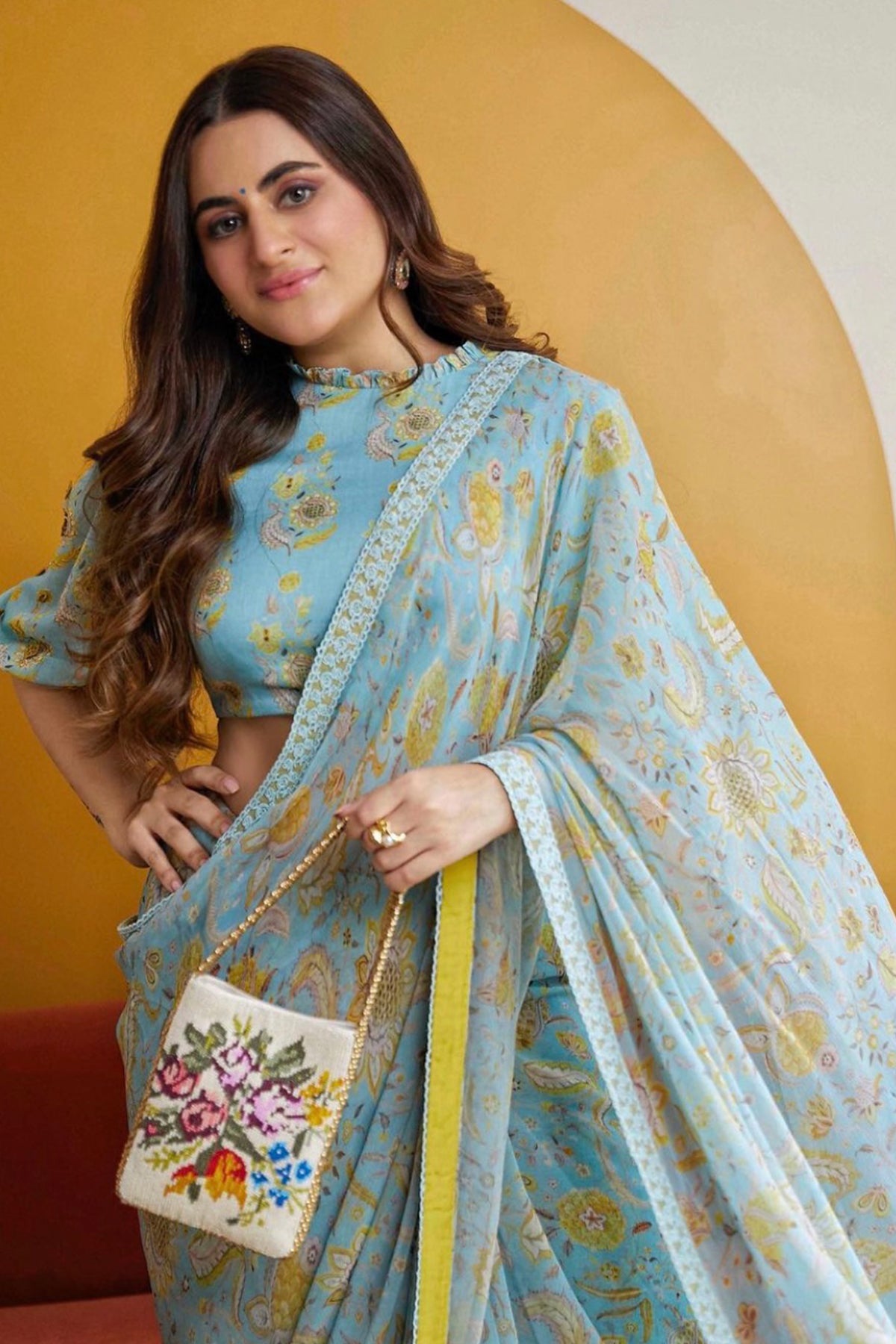 Shereen Sikka with the Gulab Bag