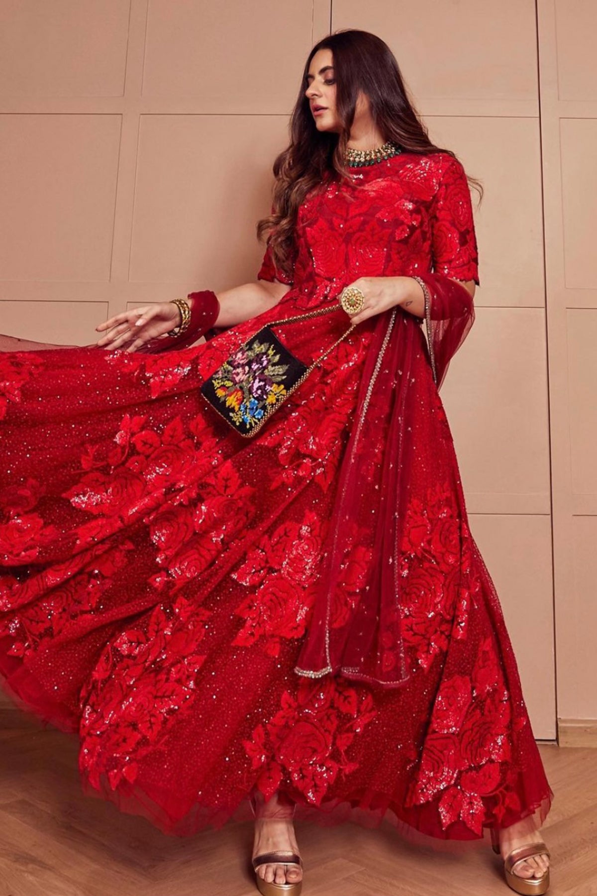 Shereen Sikka with the Kamal Bag