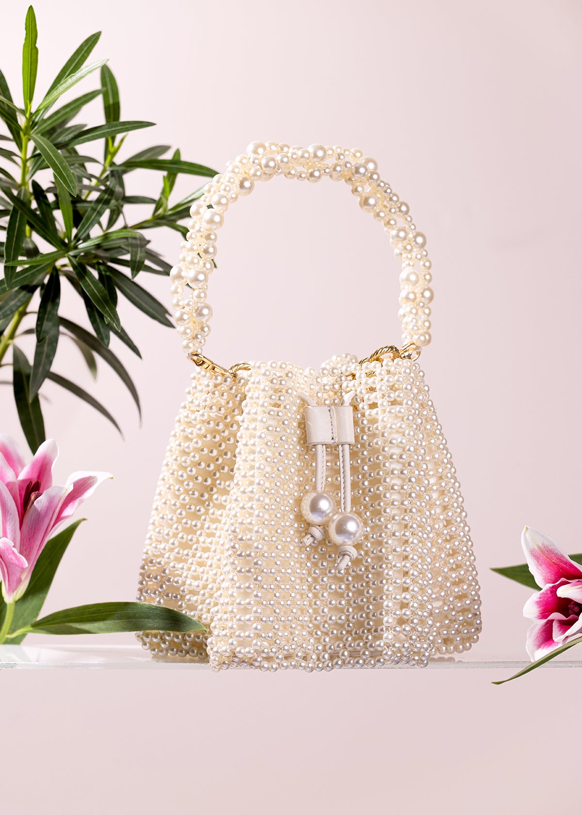 Jaipur Pearl Beaded Potli Bag