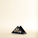 Geranium Navy Napkin Holder