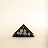 Geranium Navy Napkin Holder