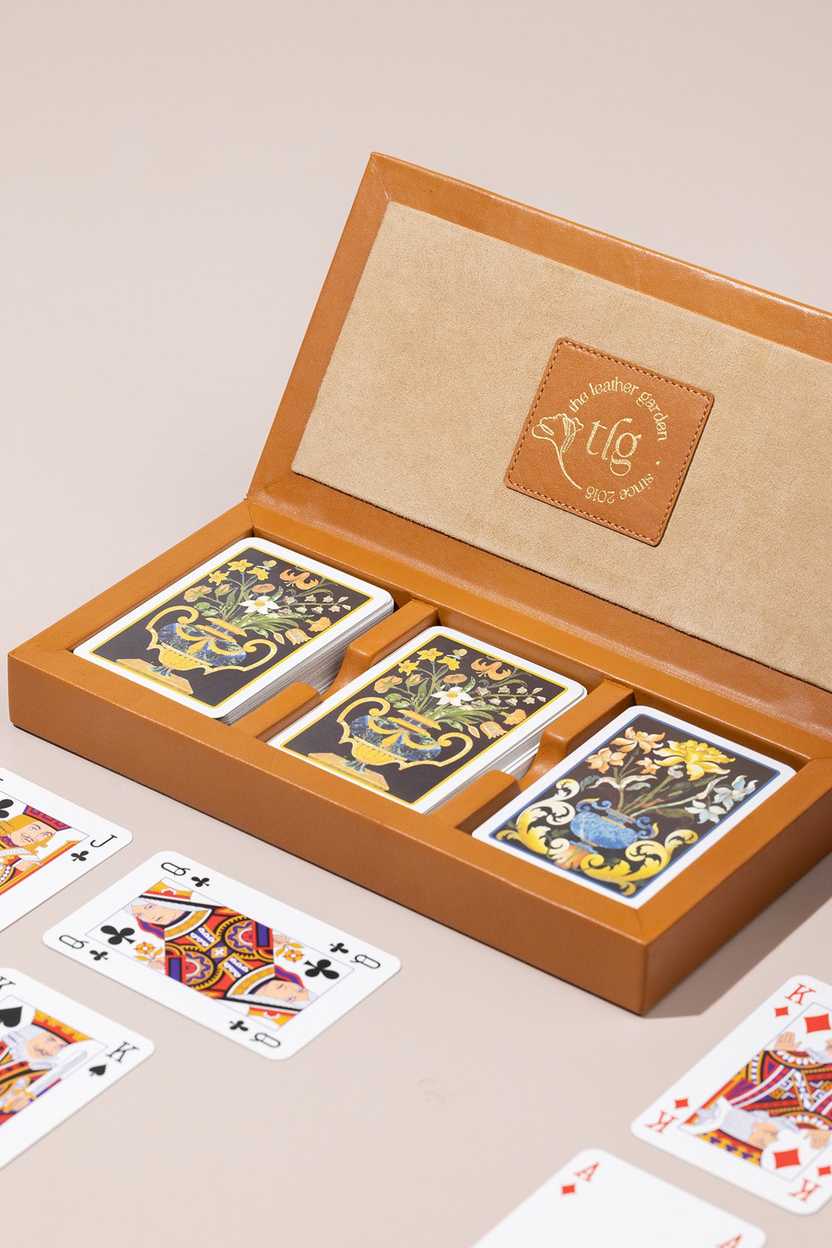 3 Slot Playing Card Box