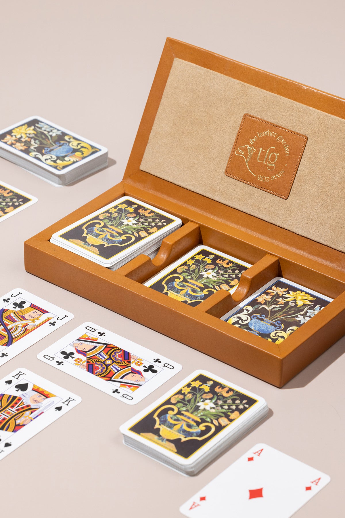 3 Slot Playing Card Box