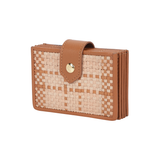 Playa Woven Leather Card Case