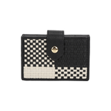 Playa Woven Leather Card Case