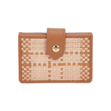 Playa Woven Leather Card Case
