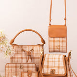 Playa Woven Leather Card Case