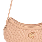 Anne Nude Leather Quilted Shoulder Bag