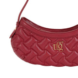 Anne Ruby Red Quilted Shoulder Bag