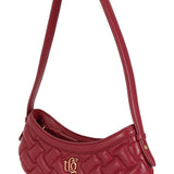 Anne Ruby Red Quilted Shoulder Bag