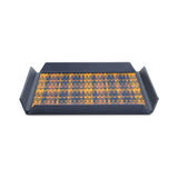 Birch Woven Leather Tray Small