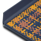 Birch Woven Leather Tray Small