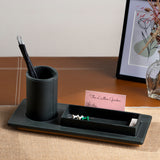 Birch Desk Organiser Forest Green
