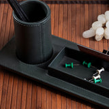 Birch Desk Organiser Forest Green