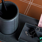 Birch Desk Organiser Forest Green
