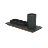 Birch Desk Organiser Forest Green