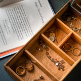 Birch Jewellery Organiser With Mirror