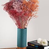 Birch Leather Dry  Vase