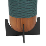Birch Leather Dry  Vase