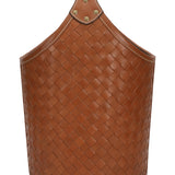 Birch Woven Leather Basket