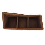 Birch Woven Leather Desktop organiser
