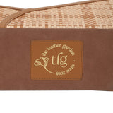 Birch Woven Leather Desktop organiser