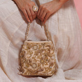 Seher Gold Potli Bag