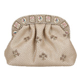 Fareen embroiderd handheld handbag