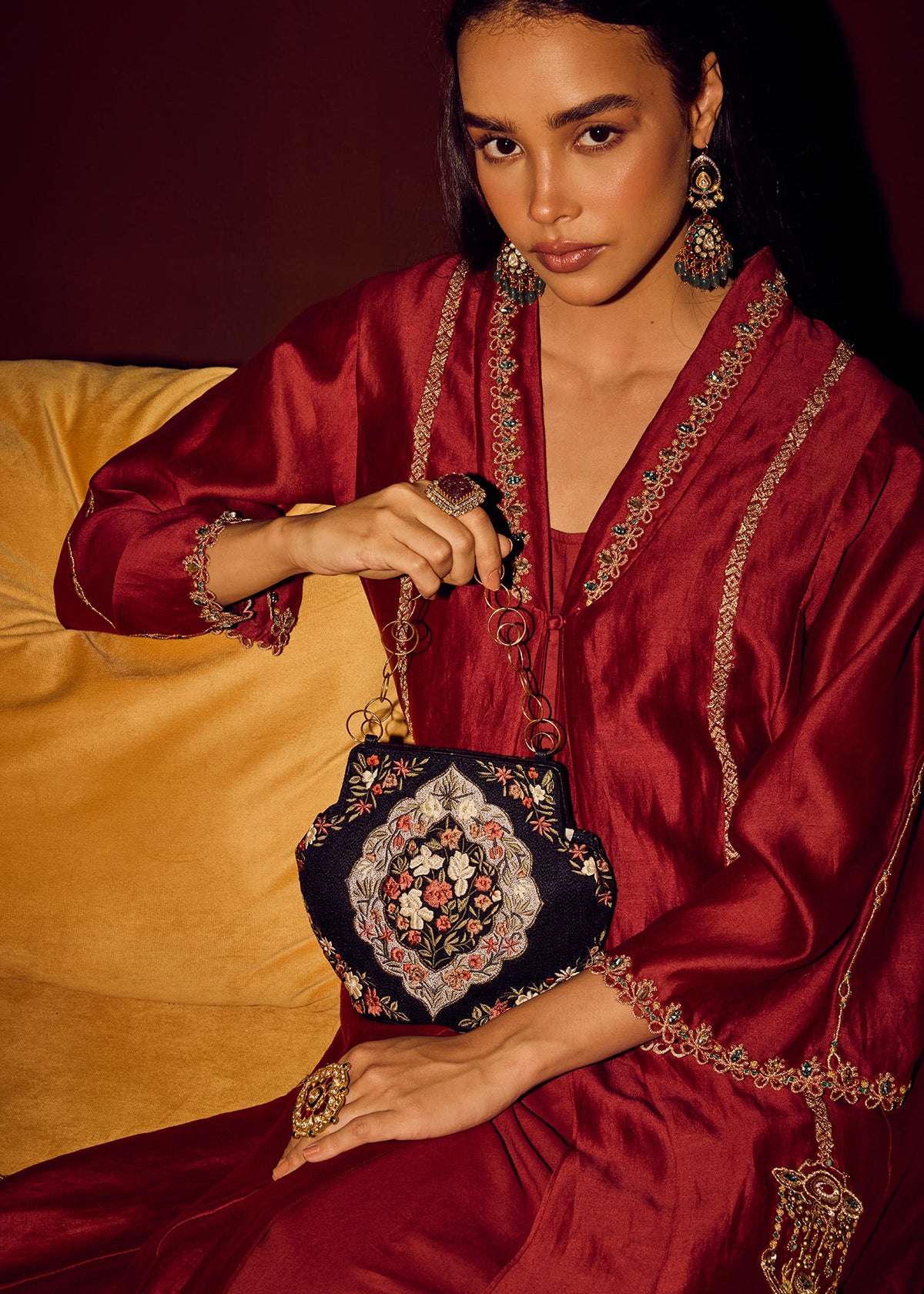 Hasrat embellished potli bag