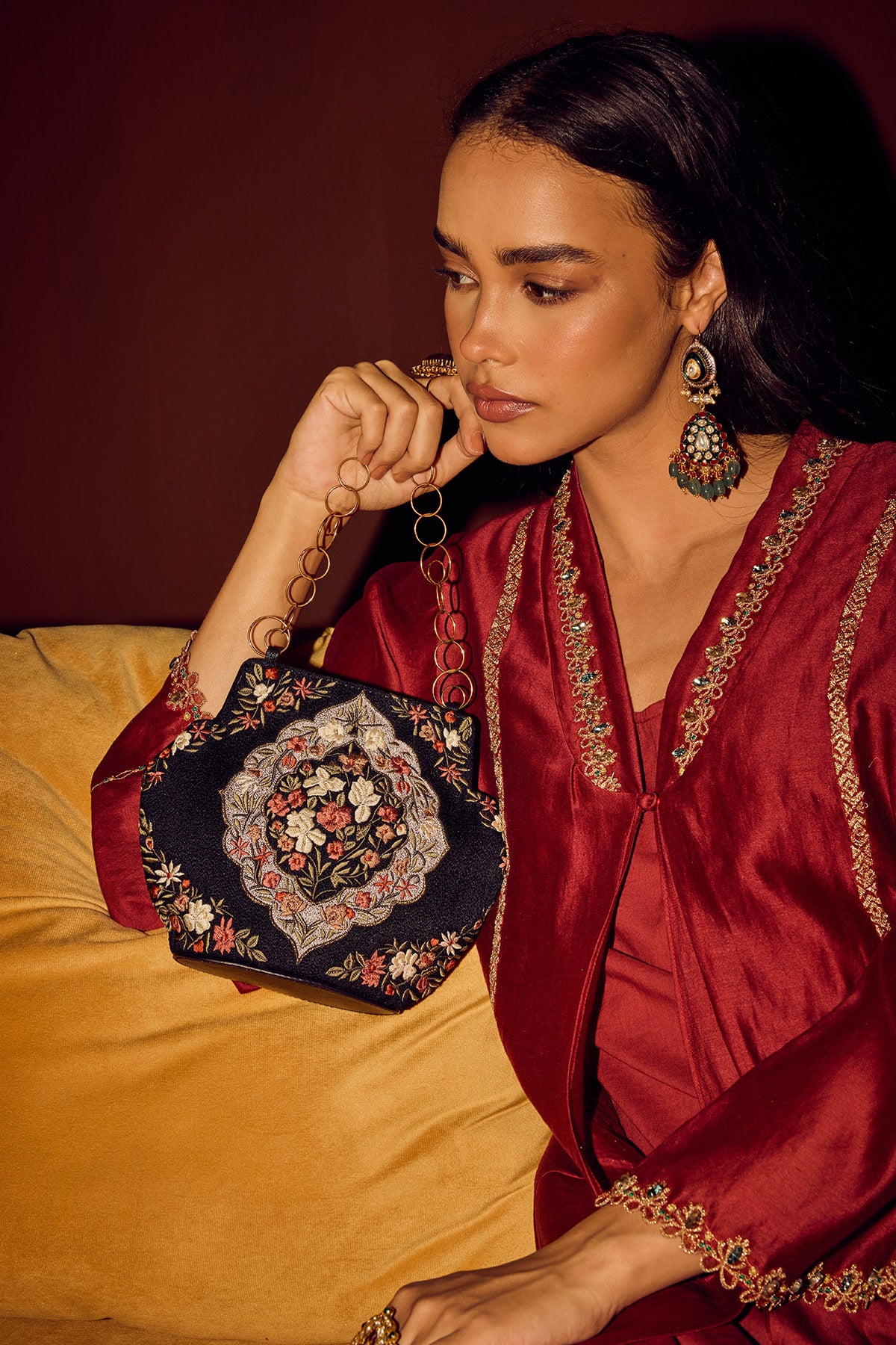 Hasrat embellished potli bag