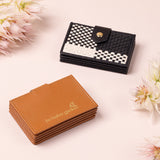 Playa Woven Leather Card Case