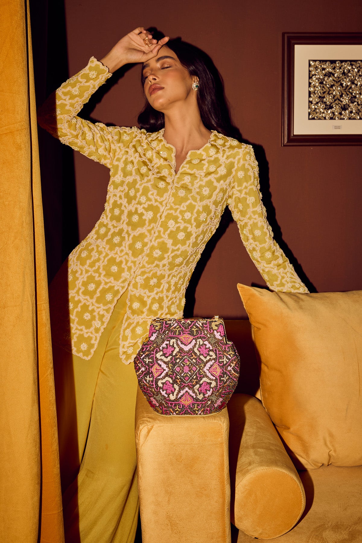 Jugnu embellished potli bag