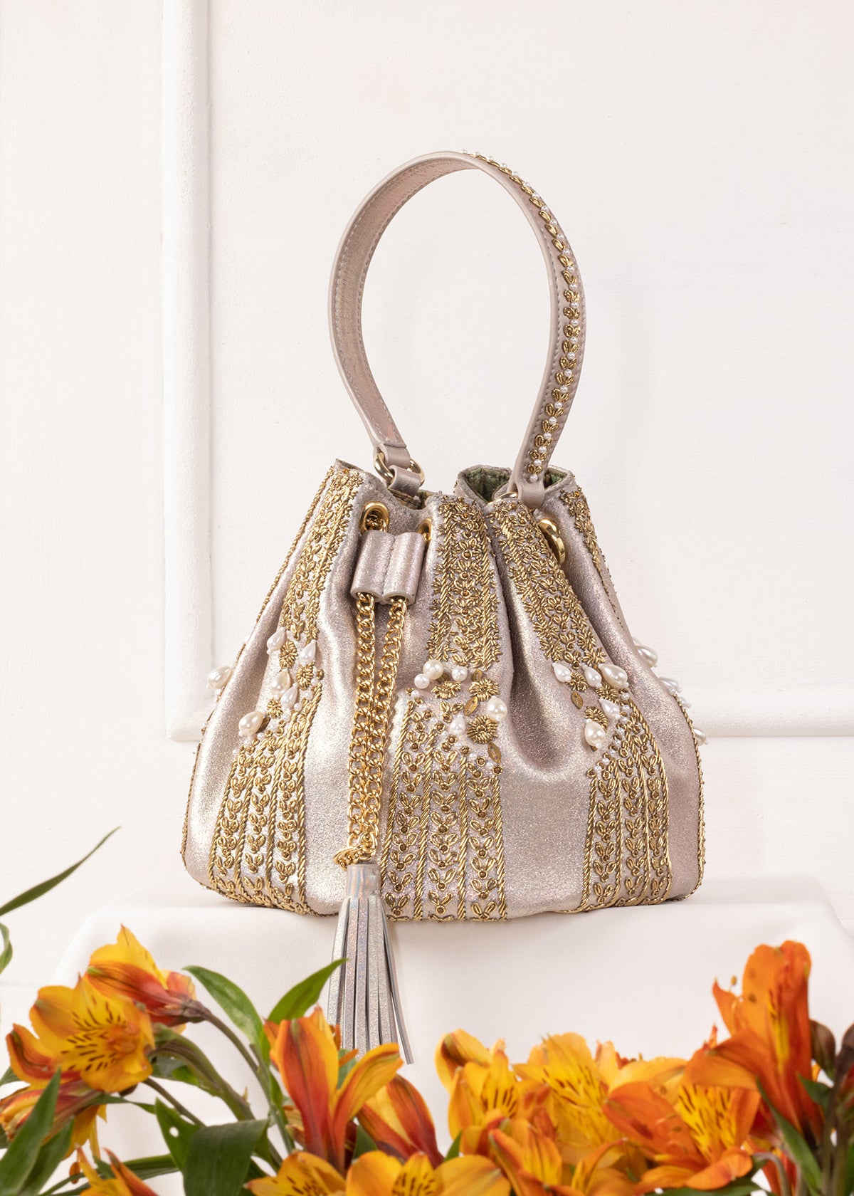 Naaz Embroidered Potli Bag