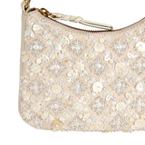Nadia embellished handheld bag