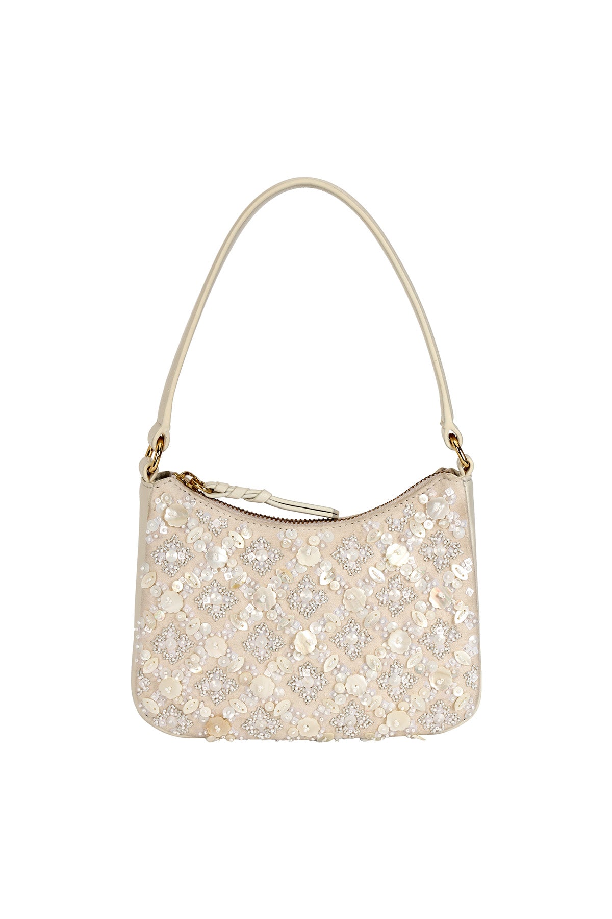 Nadia embellished handheld bag