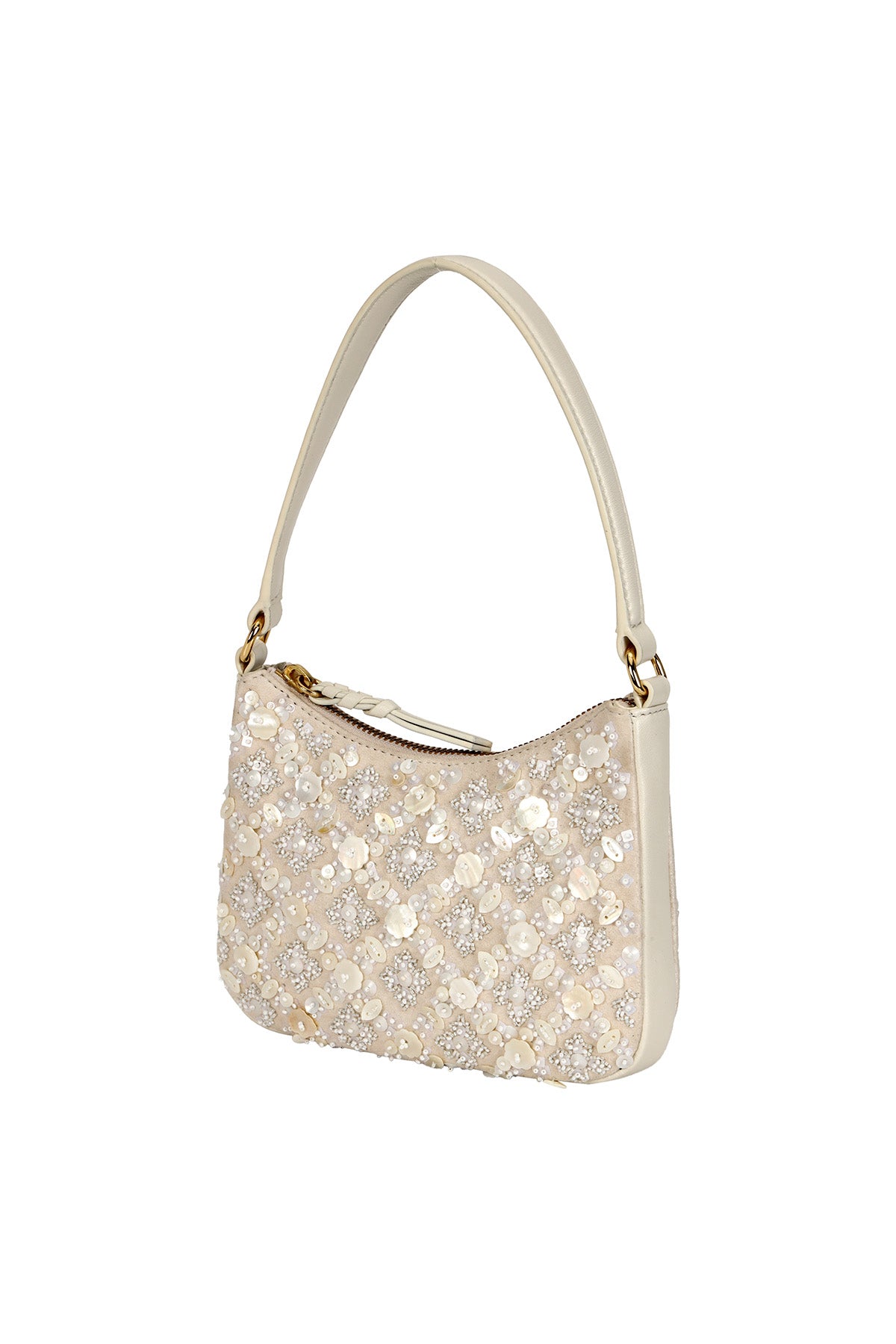 Nadia embellished handheld bag