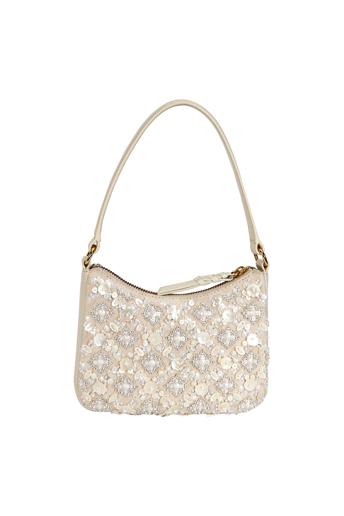 Nadia embellished handheld bag